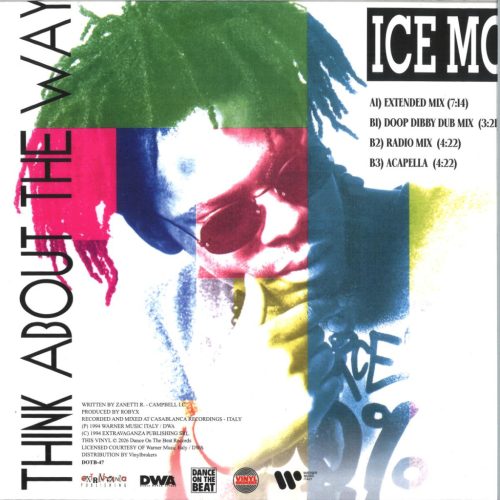 ICE MC Think About The Way Eurodance Bakelit Lemez