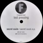 Secret Souls EP 12" test press vinyl, Fluential fluent 5, Attaboy remix, house 2001 UK
