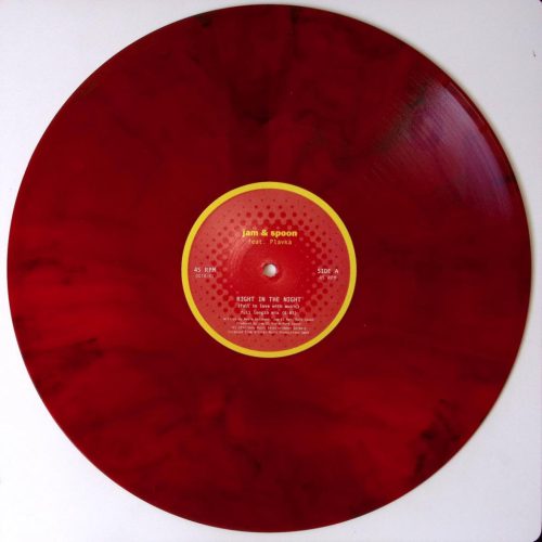 Jam and Spoon Right In The Night 2021 red transparent 12 inch vinyl