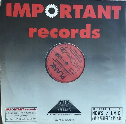 Plank – Acid Wars acid 12" vinyl