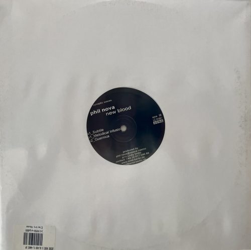 Phil Nova New Blood 2001 progressive house 12 inch vinyl