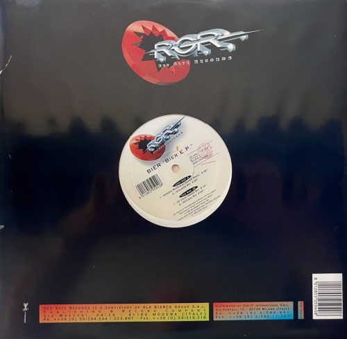 Bier – Bier E.P. (1995) olasz hardcore narancs vinyl maxi, VG+/VG+ állapotban - Bakelit Records
