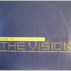 Mario Piú – The Vision (2001) német trance/techno bakelit maxi, VG+ állapotban
