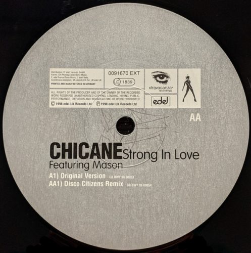Chicane Featuring Mason – Strong In Love (Használt Vinyl)