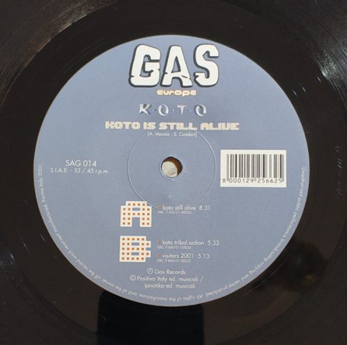 Koto – Koto Is Still Alive trance 12" vinyl