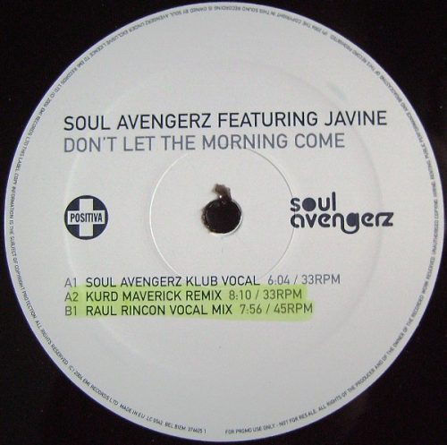 Soul Avengerz – Don't Let The Morning Come