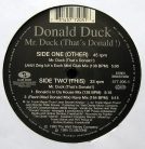 Donald Duck – Mr. Duck (That's Donald!) euro house 12" vinyl