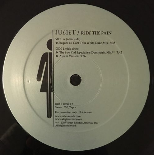 Juliet – Ride The Pain (Használt Vinyl)