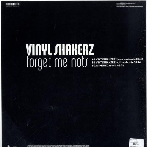 Vinylshakerz – Forget Me Nots (2007) német house bakelit maxi, VG+ állapotban