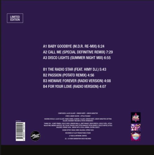 Energy Voice – Baby Goodbye - The Best Of – NGDR010, 150 példányos Limited Edition vinyl LP