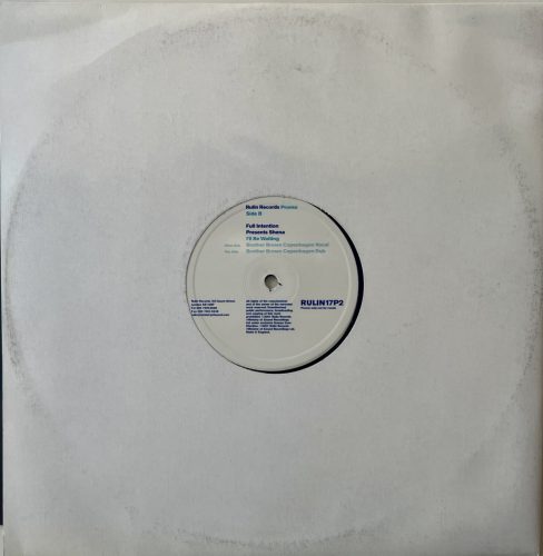 Full Intention Presents Shena – I'll Be Waiting (Használt Vinyl)
