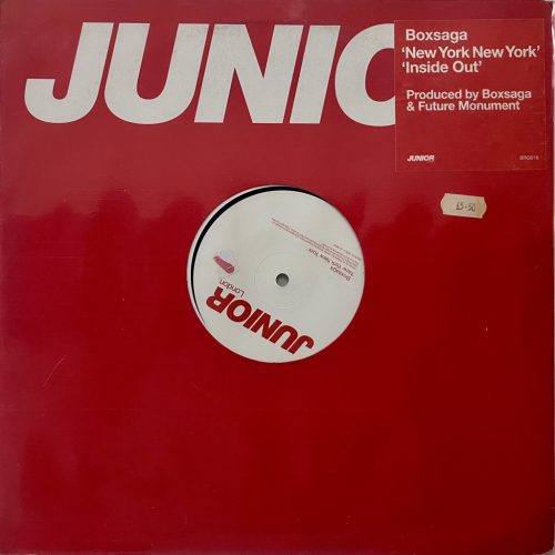 Boxsaga – New York New York (2001) house vinyl maxi, VG+/VG+ állapotban - Bakelit Records