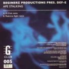 Beginerz Productions Pres. Def-E‎– Ape Stalking (Használt Vinyl)