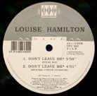 Louise Hamilton – Don’t Leave Me (1995) olasz italodance bakelit maxi, VG+ állapotban