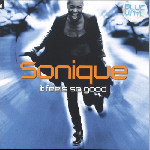Sonique It Feels So Good turquoise trance 12 inch vinyl record