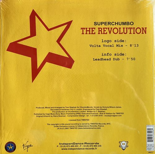 Klasszikus house forradalom – Superchumbo – The Revolution 12" vinyl