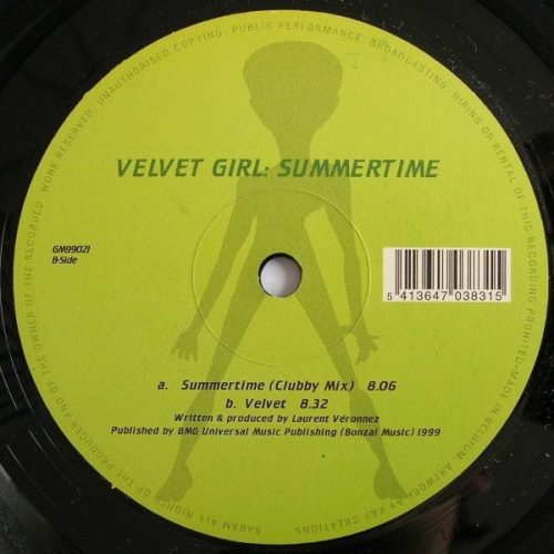 Velvet Girl – Summertime | Trance 12" Vinyl