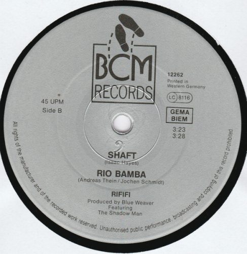 Rififi – (Theme From) Shaft '89 (Használt Vinyl)