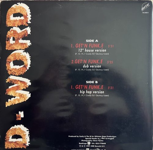D-Word ‎– Get'n Funk.E (Használt Vinyl)