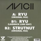 Avicii – Ryu / Strutnut 12" white vinyl, RSD 2025 limited edition, Laidback Luke remix, Vicious Grooves VG121112