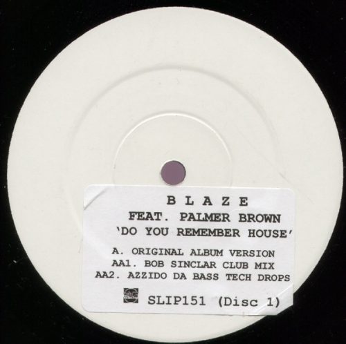 Blaze Feat. Palmer Brown ‎– Do You Remember House? (Part 1) (Használt Vinyl)