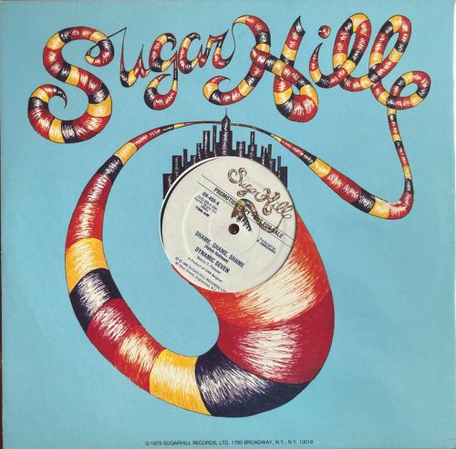 Dynamic Seven – Shame, Shame, Shame / Lucky Shot 12" vinyl, Sugar Hill Records SH-455, electro disco 1983 US pressing