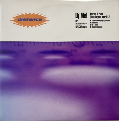 DJ Mel – There’s A Place (Deep In Your Heart) EP (1997) francia house bakelit maxi, VG+ állapotban