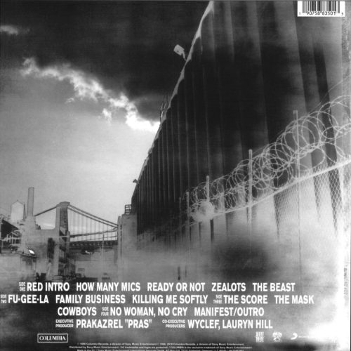 Limitált narancs 2xLP – Fugees – The Score vinyl album