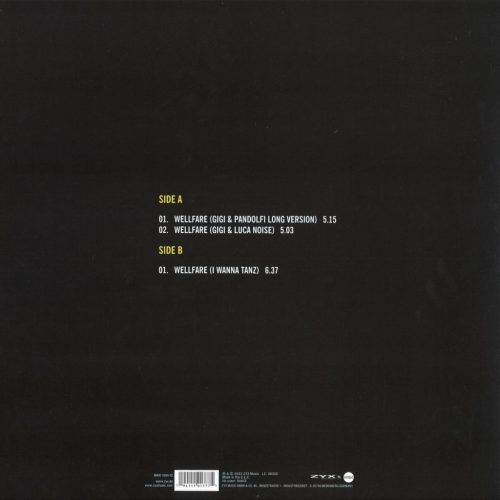 Gigi D'Agostino – Wellfare italodance 12" vinyl