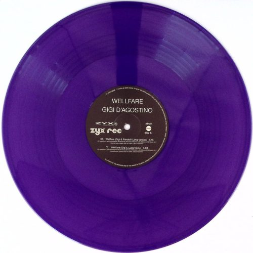 Gigi D'Agostino – Wellfare italodance 12" vinyl