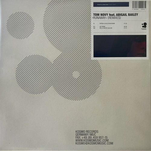 Tom Novy Feat Abigail Bailey – Runaway (Remixes) (Használt Vinyl) 