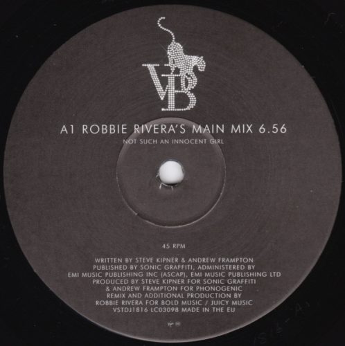 Victoria Beckham – Not Such An Innocent Girl House 12" Vinyl 2001