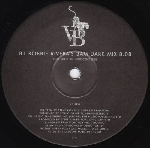 Victoria Beckham – Not Such An Innocent Girl House 12" Vinyl 2001