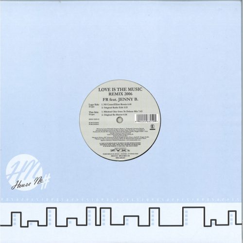 FR Francesco Rossi Love Is The Music Remix 2006 house vinyl