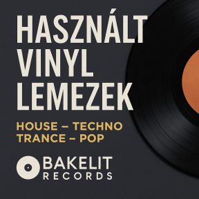 Használt vinyl lemezek.