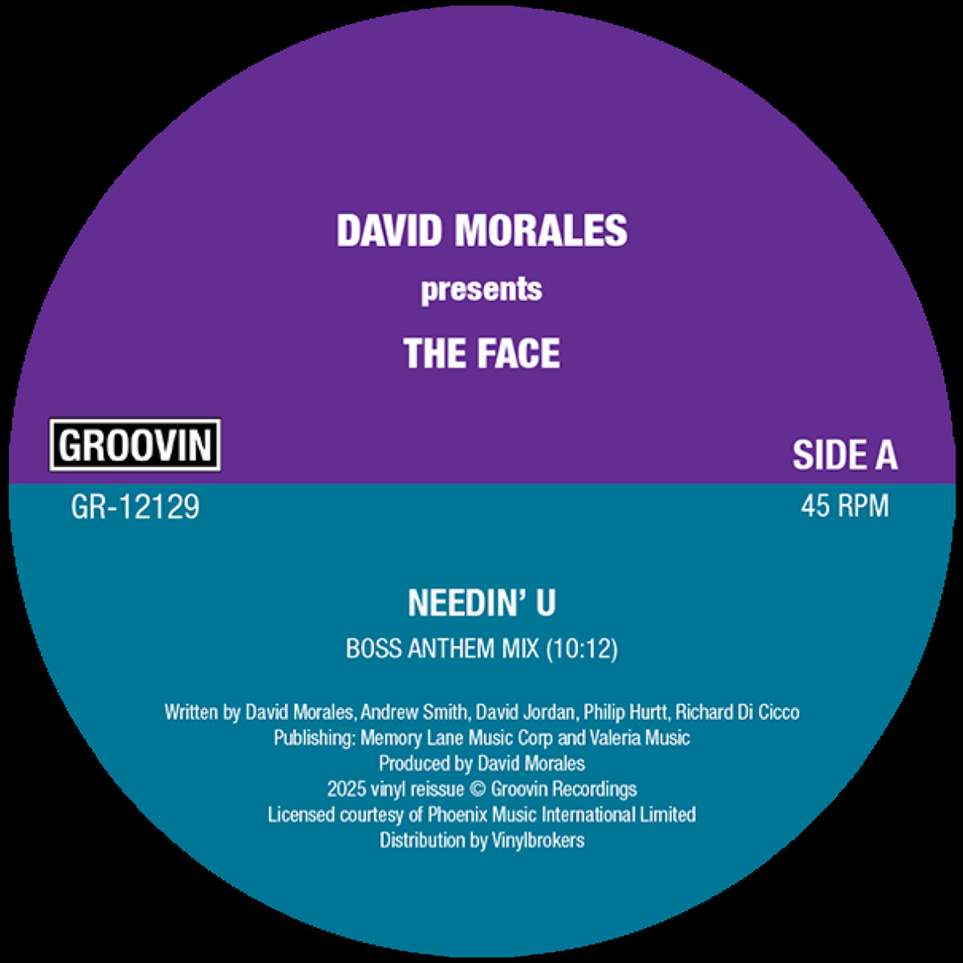David Morales Presents The Face – Needin' U
